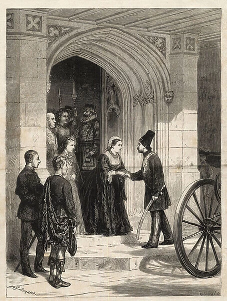 Queen Victoria receiving the Shah of Persia (Naser al-Din Shah Qajar - Nassereddin Shah