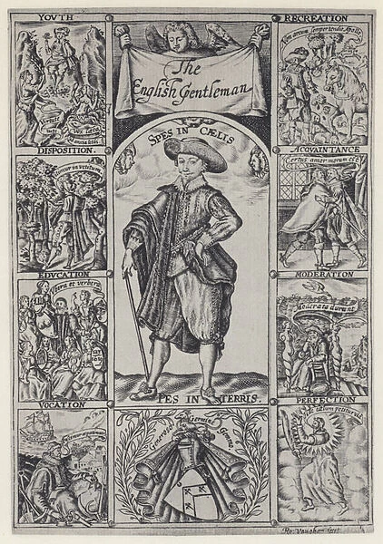 R Brathwait, The English Gentleman, J Haviland for R Bostock 1630 (b  /  w photo)