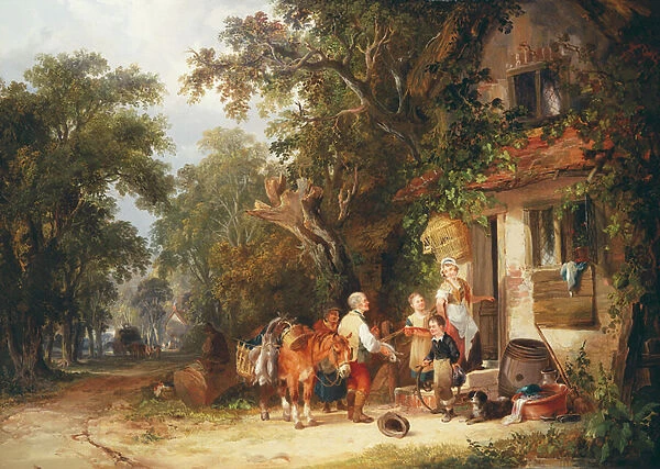 The Rabbit Seller, 1853