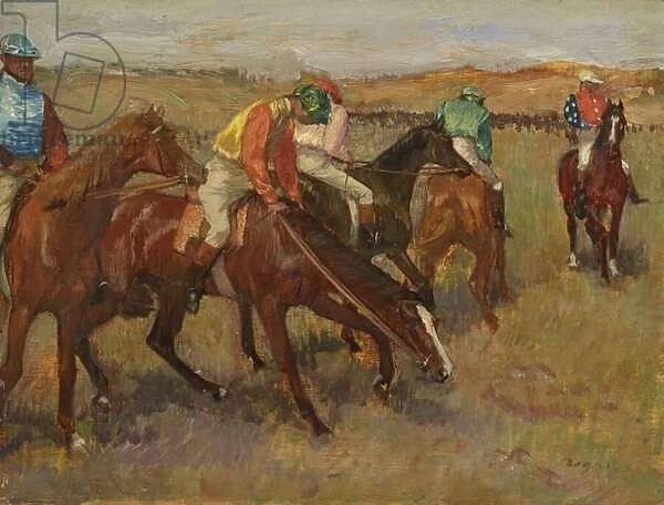 Before the Race, c. 1882 (oil on panel)