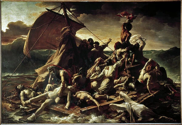 The Raft of the Medusa - oil on canvas, 1818-1819