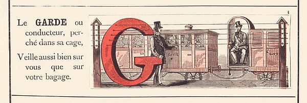 Railways alphabet G, 1860 (illustration)