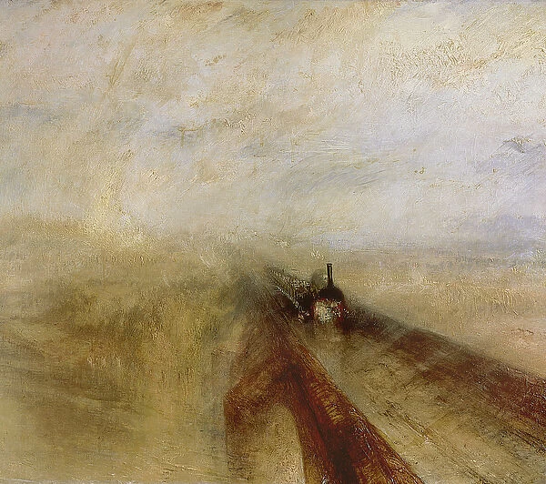 Rain Steam and Speed, The Great Western Railway, painted before 1844 (oil on canvas)
