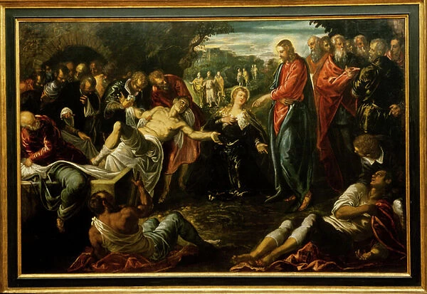 The Raising of Lazarus, 1570s-80s (oil on canvas)