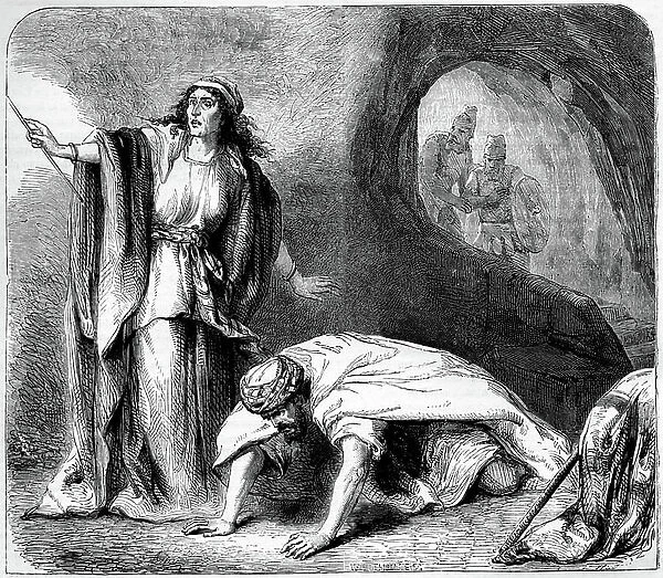 Raising of Samuel by the witch of Endor - Bible