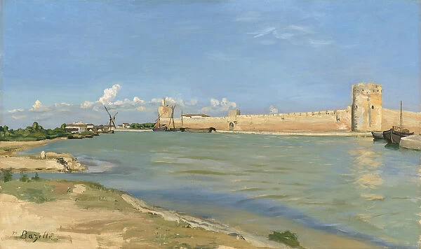 The Ramparts at Aigues-Mortes, 1867 (oil on canvas)