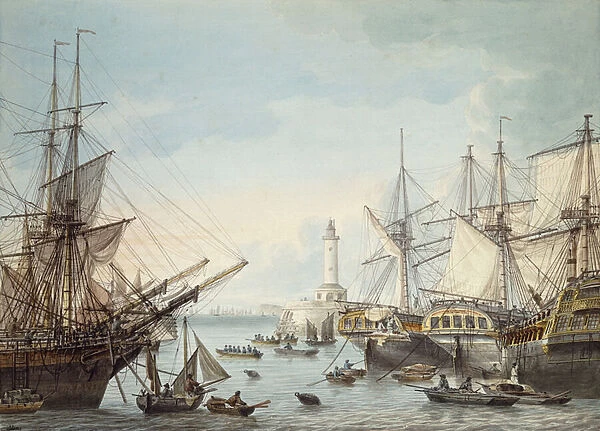 Ramsgate, 1805 (pencil and watercolour)