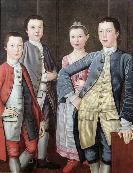 The Rapalje Children, 1768 (oil on canvas)