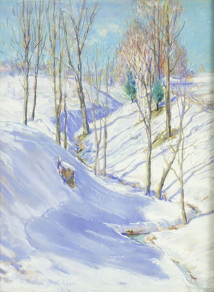 The Ravine, 1914 (pastel on paper)