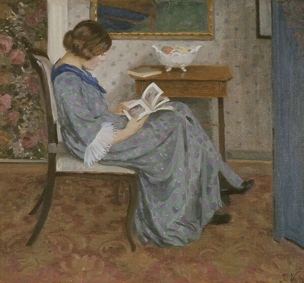 Reader in Blue, around 1908 (oil on canvas)