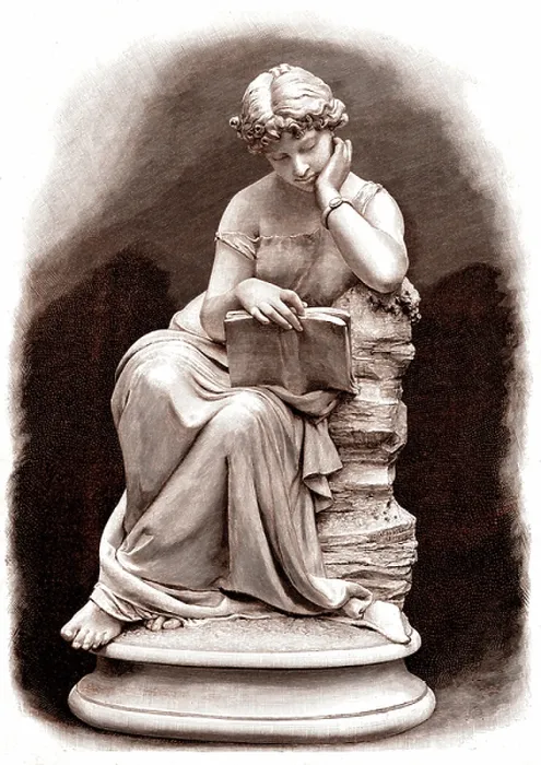 Framed Print : Reading, 1893 (etching)