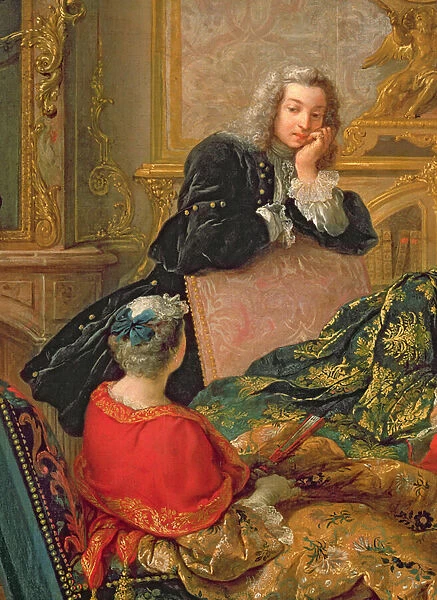 The Reading from Moliere, c. 1728 (detail of 29516)