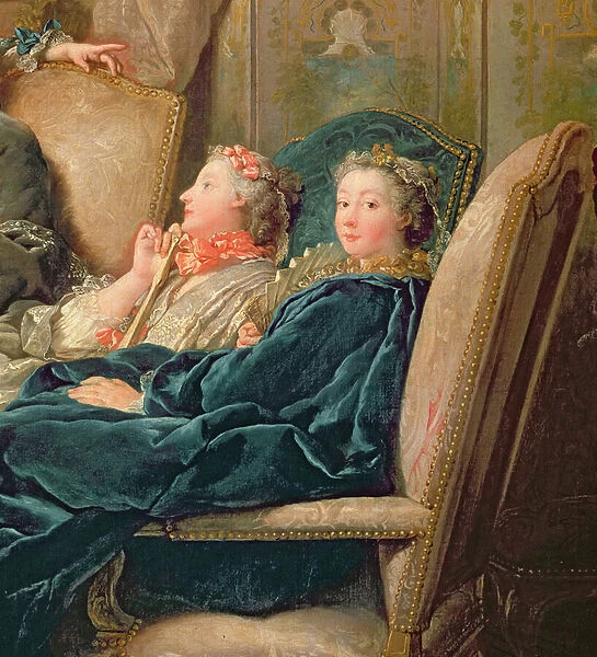 The Reading from Moliere, c. 1728 (detail of 29516)