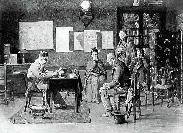 Reading of the will, 1878 (painting)