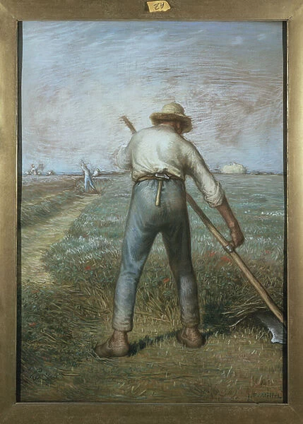 The Reaper, c. 1866-68 (pastel & black crayon on paper)