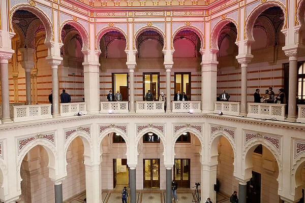 Rebuilt City Hall and National Library, Sarajevo, Bosnia & Herzegovina, 2020 (photo)