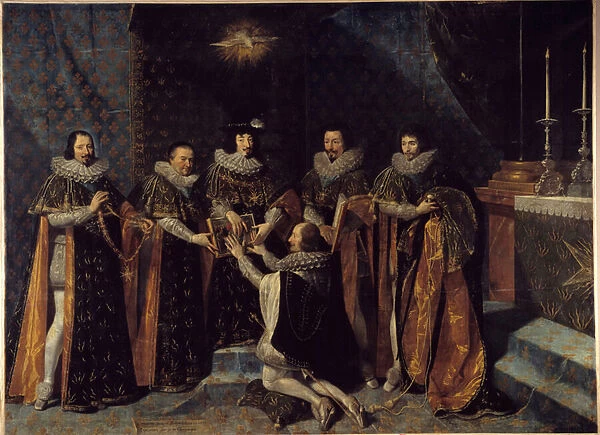 Reception of Henri d Orleans, Duke of Longueville in the Order of the Holy Spirit