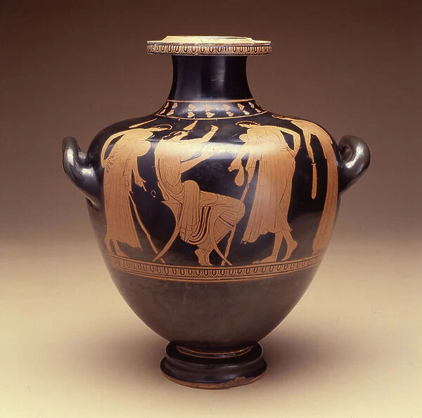Red-figure amphora, c. 450 BC (earthenware)
