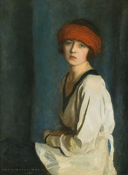 The Red Hat, 1920 (oil on canvas)