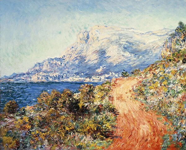 The Red Road near Menton, 1884 (oil on canvas)