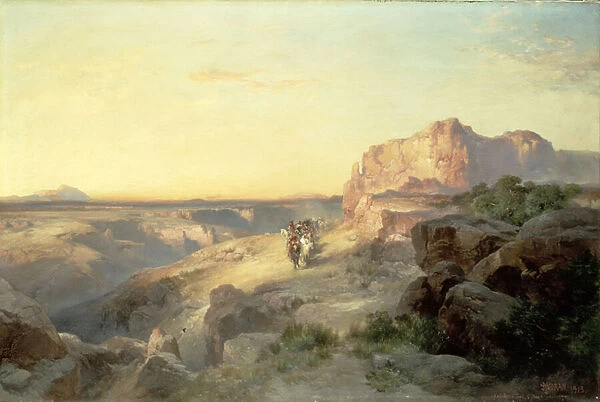 Red Rock Trail, South Utah, 1913 (oil on canvas)