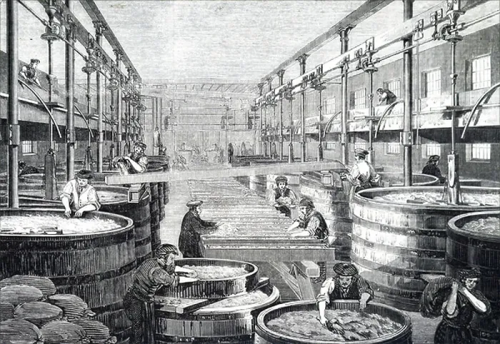 Framed Print : The refining of cornflour