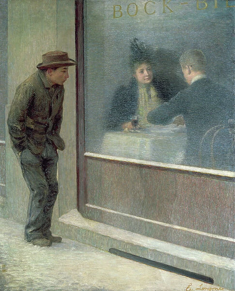 Reflections of a Starving Man or Social Contrasts, 1894 (oil on canvas)