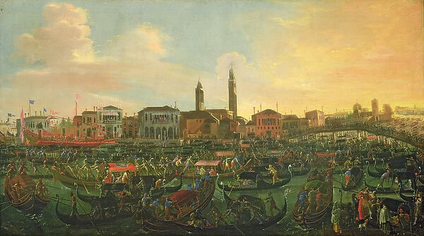 Regatta at Murano, 1648 (oil on canvas)