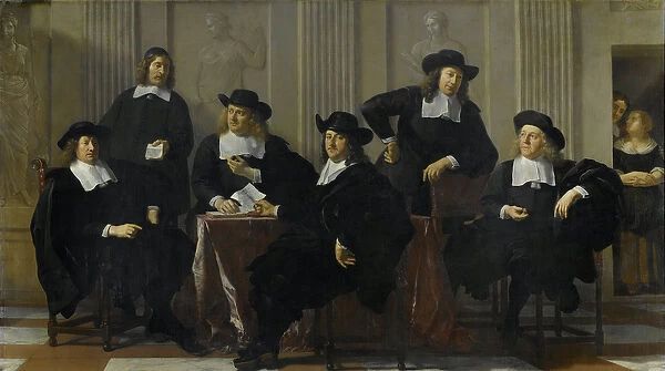 The Regents of the Spinhuis and Nieuwe Werkhuis, Amsterdam, 1669 (oil on canvas)