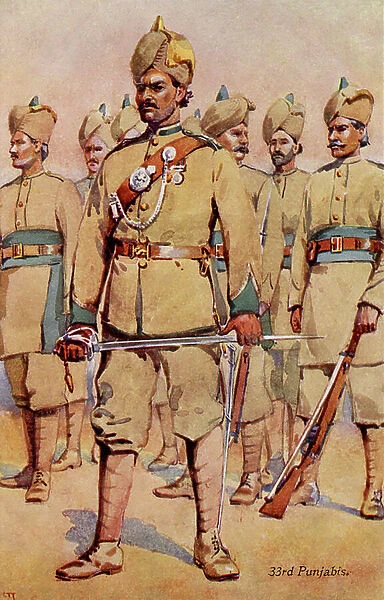 Regiment of the 33rd Punjabis