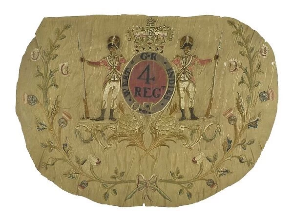 Regimental Colour, 4th West India Regiment, c. 1795-1804 (textile)