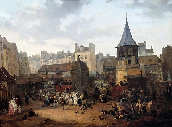 Rejouissances given by the city of Paris aux Halles on 21  /  01  /  1782 on the occasion of
