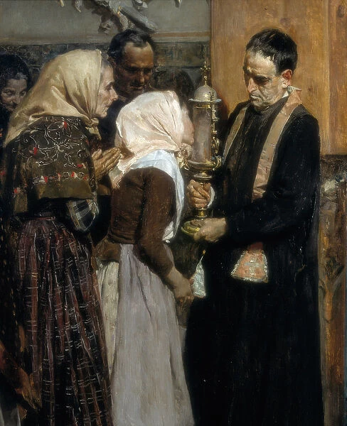 The relic, detail, 1893 (oil on canvas)
