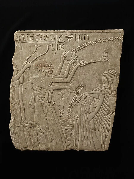 Relief fragment from the tomb of Hor-nankht (limestone)