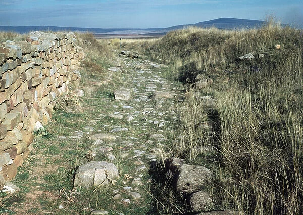 Remains of the walls of the Iberian city conquered by Scipio Aemilianus in 133 BC (photo)
