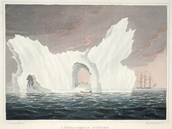 A Remarkable Iceberg, July 1818, illustration from A Voyage of discovery
