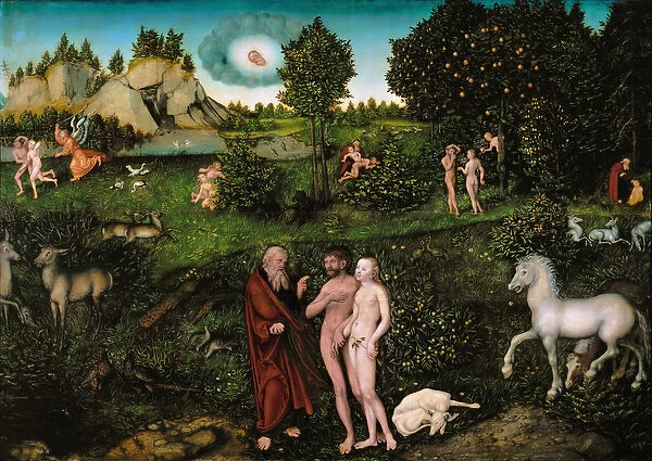 Renaissance : Paradise par Cranach, Lucas, the Elder (1472-1553), 1530