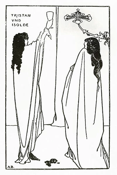 A Repetition of Tristan und Isolde, illustration from The Savoy, 1896 (litho)