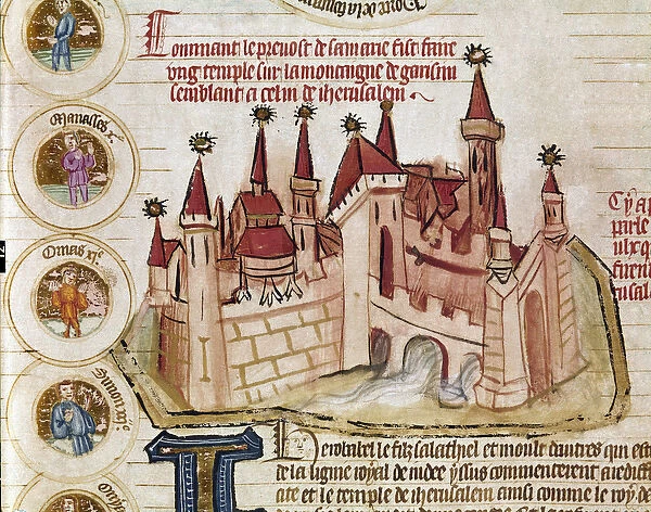 Representation of a fortified city similar to that of Jerusalem Page taken from