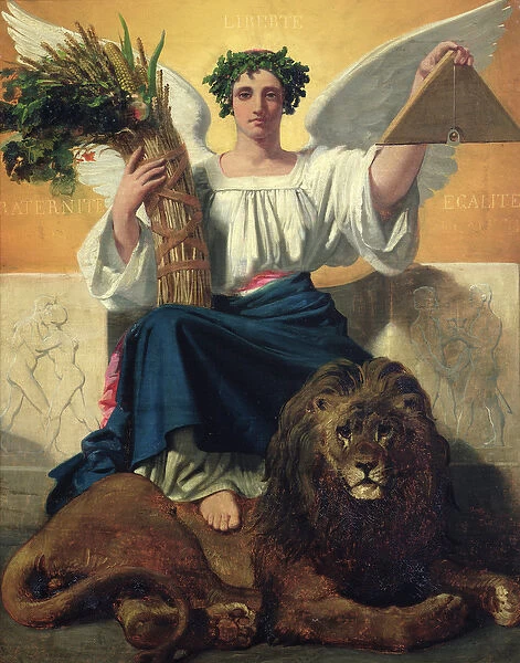 The Republic, 1848 (oil on canvas)