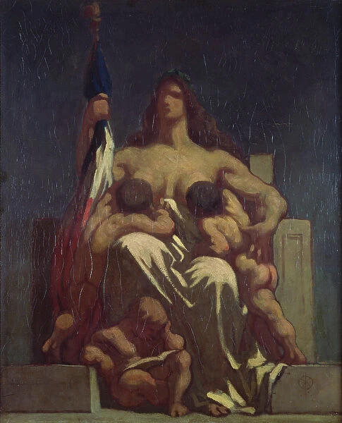 The Republic (sketch), 1848 (oil on canvas)