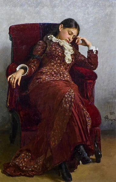 REST, 1882 (oil on canvas)
