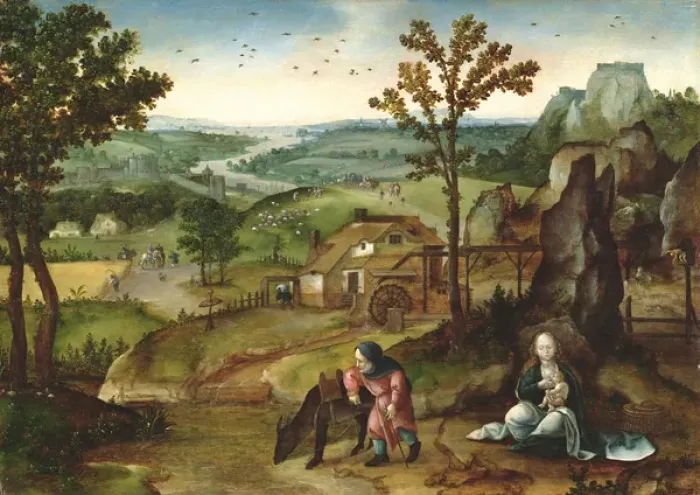 Framed Print : Rest on the Flight into Egypt Framed Print : Rest on the Flight into Egypt