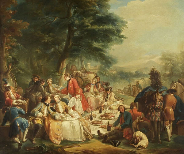 Rest on the Hunt, 1737-65 (oil on canvas)