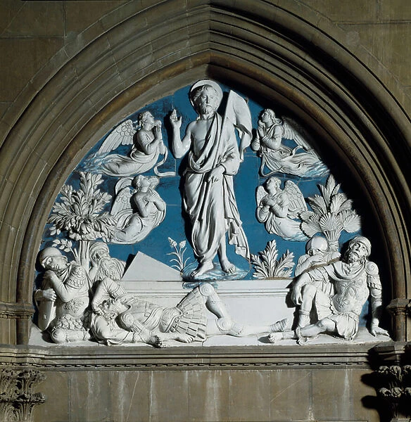 The Resurrection, 1444 (polychrome terracotta)