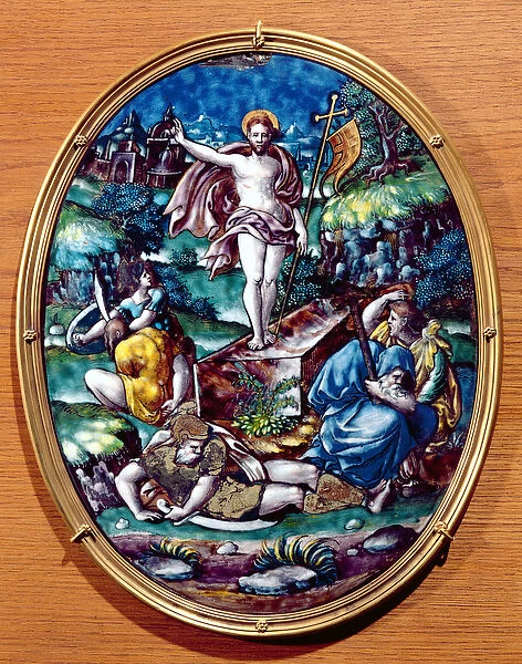 The Resurrection of Christ, 1557 (painted enamel)