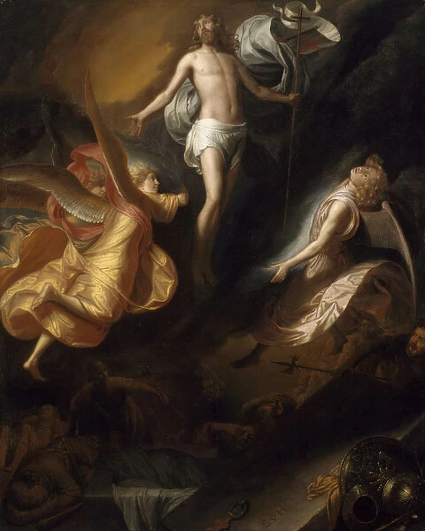 Resurrection of Christ, 1665-70 (oil on canvas)