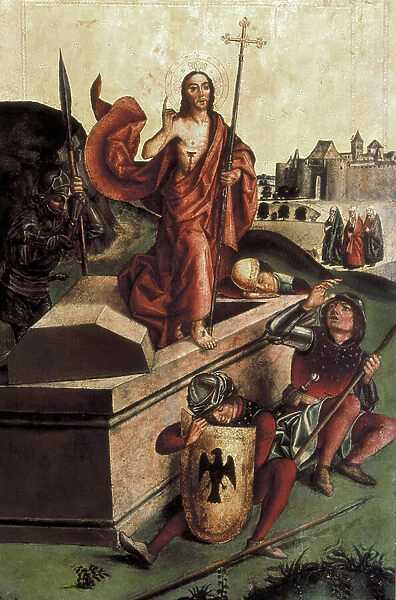 Resurrection of Christ. end 15th century (oil on wood)