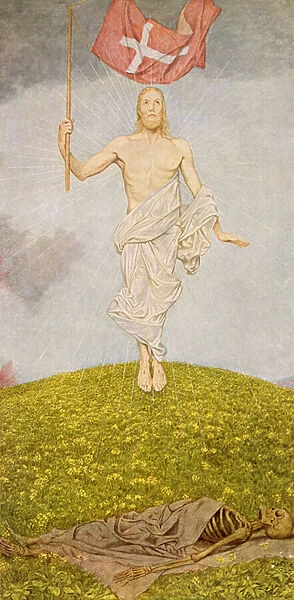 The Resurrection of Christ, illustration from Festkalender
