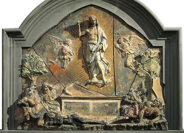 The resurrection of Christ (The sleeping soldier is represented as Laurent de Medici